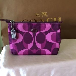 Coach makeup bag